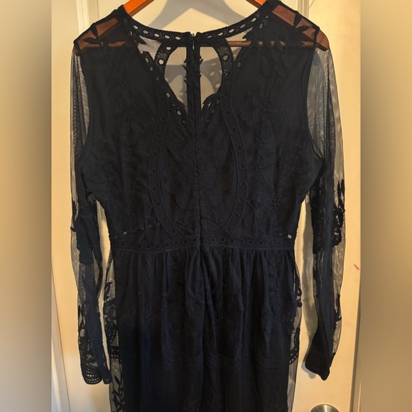 Altar’d State Black Lace Dress NWOT Size Large - Picture 5 of 10